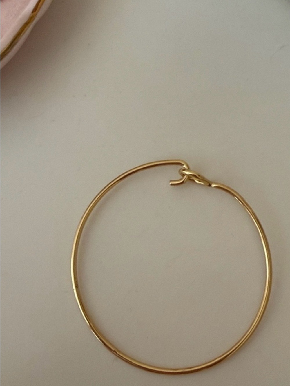 Gold Hoop Bracelet - Minimal Women’s Jewelry